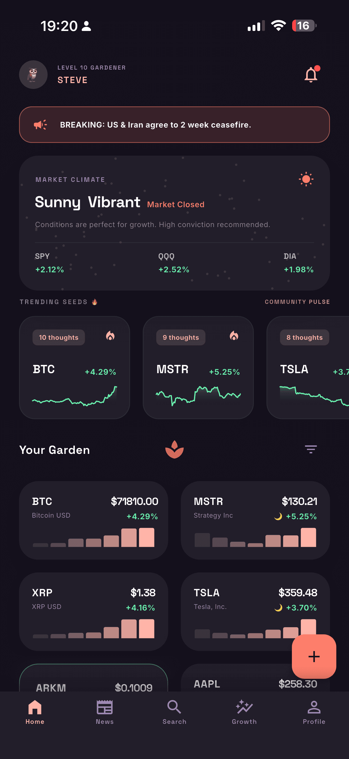 SakuStocks Dashboard